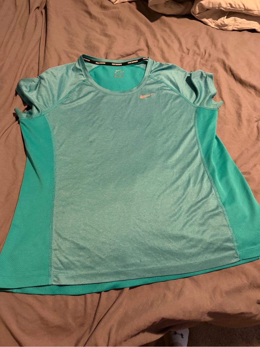 Nike Women's Teal/Aqua Short-Sleeve Performance Tee